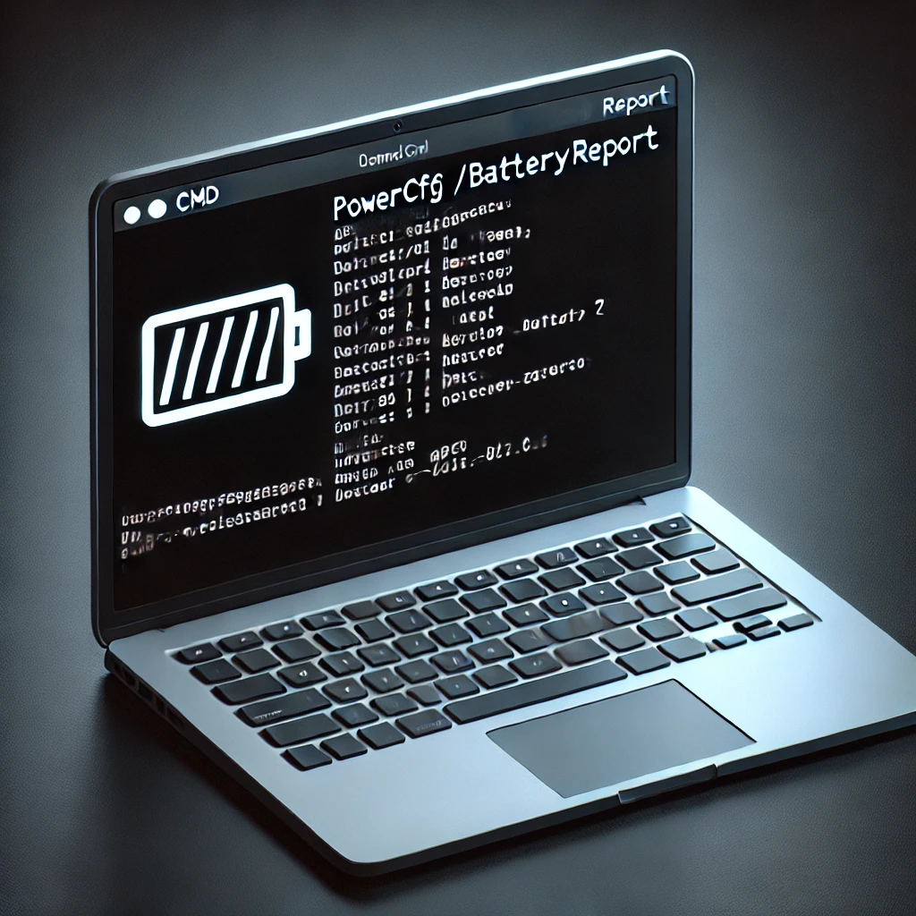 CMD 명령어로 노트북 배터리(laptop-battery) 수명 확인하기